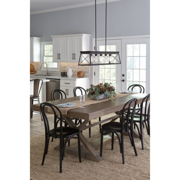 Briarwood Collection Five-Light Linear Chandelier