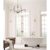 Draper Collection Nine-Light, Two-Tier Chandelier