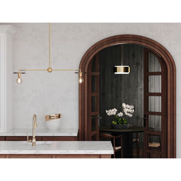 Trimble Collection Two-Light Linear Chandelier