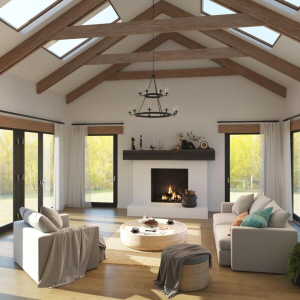 Gresham Collection Fifteen-Light Clear Seeded Glass Chandelier Light