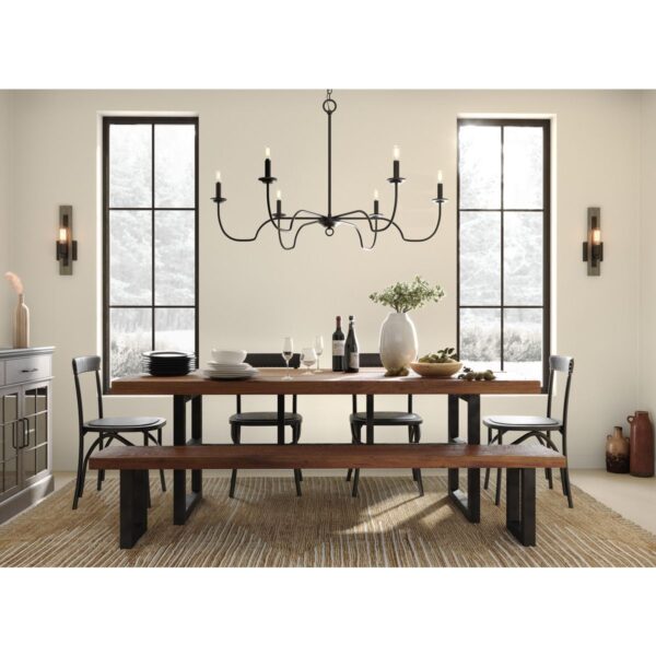 Canebrake Collection Six-Light Chandelier Light
