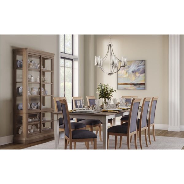 Lassiter Collection Five-Light Clear Glass Chandelier Light