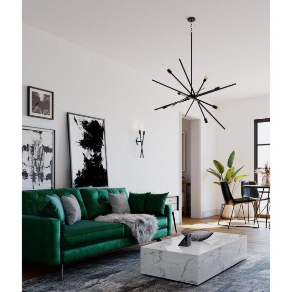 Astra Collection Eight-Light Chandelier Light
