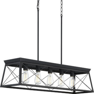 Briarwood Collection Five-Light Linear Chandelier