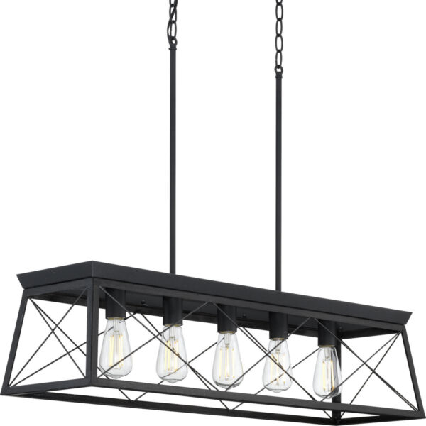 Briarwood Collection Five-Light Linear Chandelier
