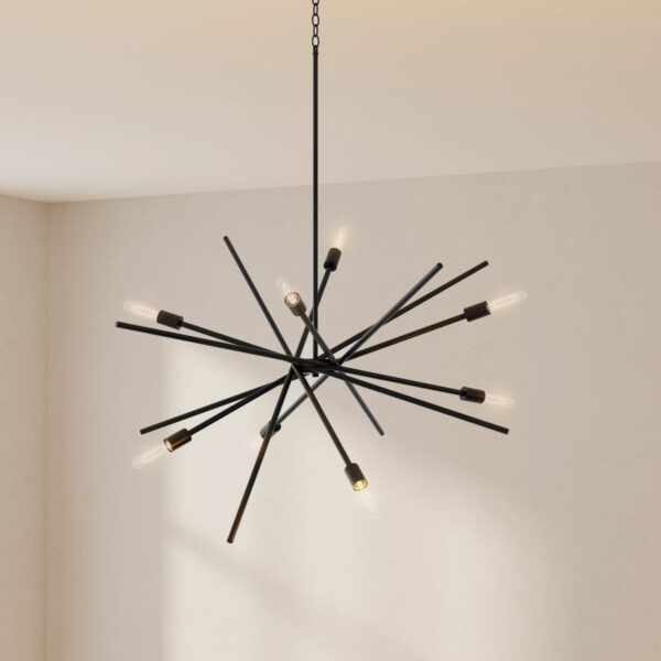 Astra Collection Eight-Light Chandelier Light