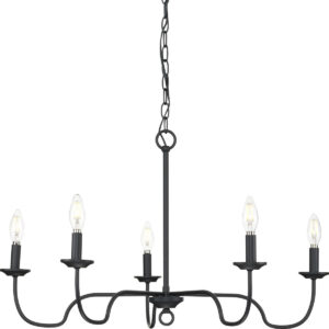 Canebrake Collection Five-Light Chandelier Light