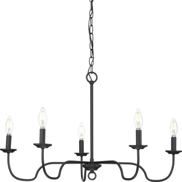Canebrake Collection Five-Light Chandelier Light