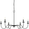 Canebrake Collection Six-Light Chandelier Light