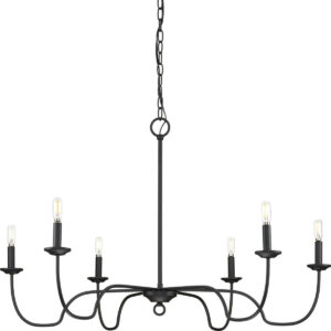 Canebrake Collection Six-Light Chandelier Light