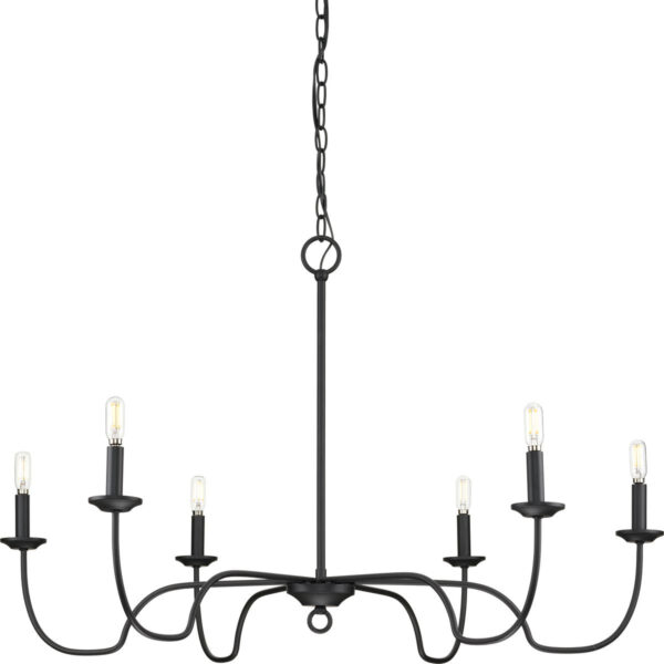 Canebrake Collection Six-Light Chandelier Light