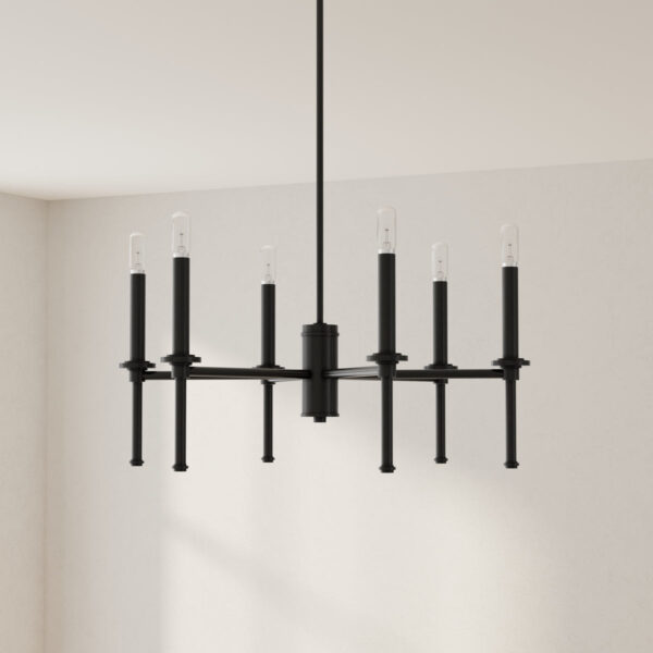 Elara Collection Six-Light Chandelier Light