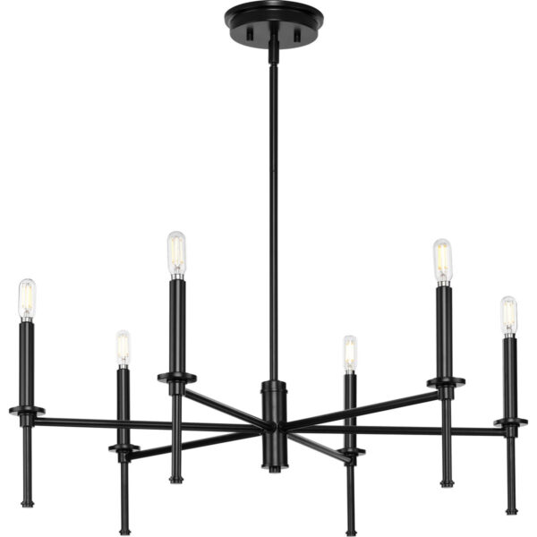Elara Collection Six-Light Chandelier Light