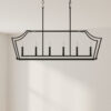 Parkhurst Collection Six-Light Linear Island Chandelier Light