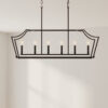 Parkhurst Collection Six-Light Linear Island Chandelier Light