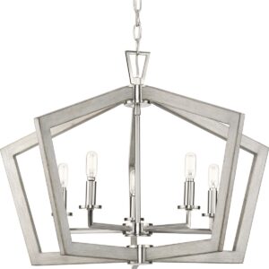 PROG_P400301-009_hero_PRODIMAGE_1200.jpg Galloway Collection Five-Light 19.25" Pendant Light
