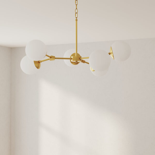 Haas Collection Six-Light Chandelier P400308