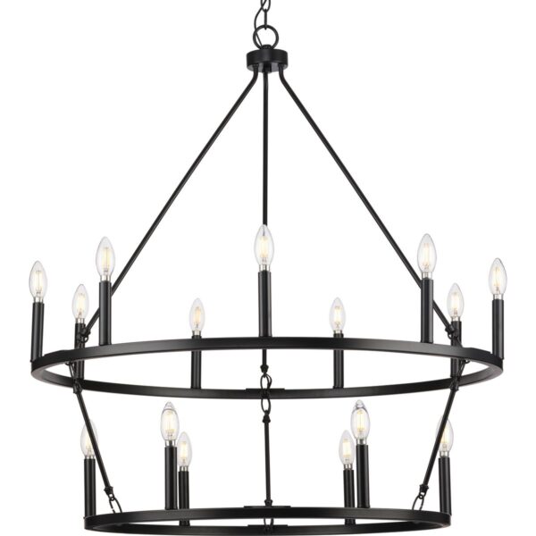 Gilliam Collection Fifteen-Light Chandelier