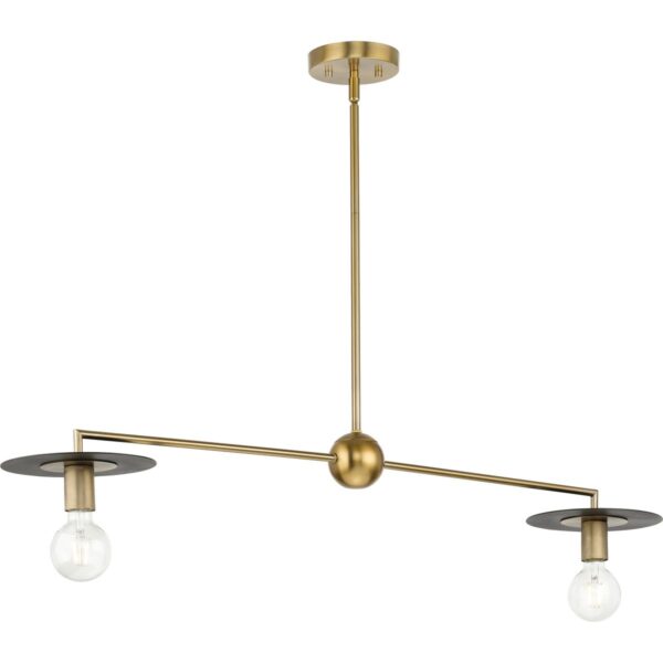 Trimble Collection Two-Light Linear Chandelier