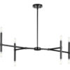 Arya Collection Eight-Light Linear Chandelier