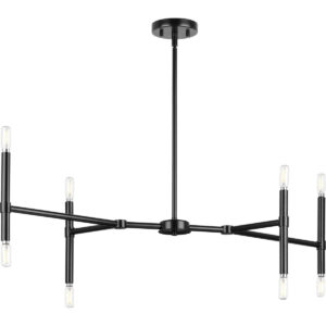 Arya Collection Eight-Light Linear Chandelier
