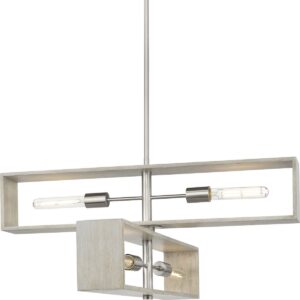 Boundary Collection Four-Light Chandelier