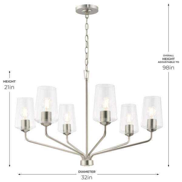 Celino Six-Light Chandelier