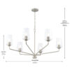 Celino Six-Light Large Chandelier