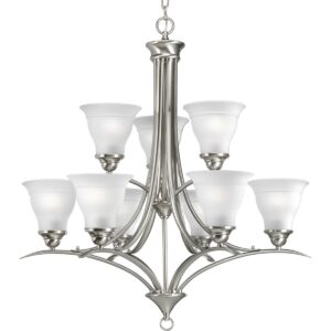 PROG_P4329_09_PRODIMAGE_1200.jpg Trinity Collection Nine-Light Etched Glass Chandelier Light