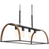 Trestle Collection Four-Light Chandelier Light