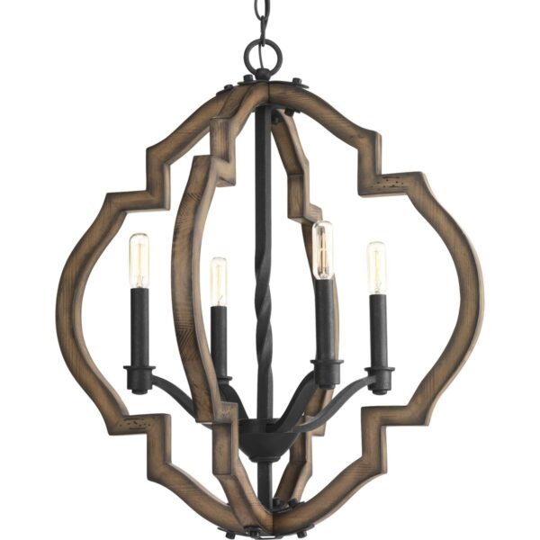 Spicewood Collection Four-Light Chandelier Light