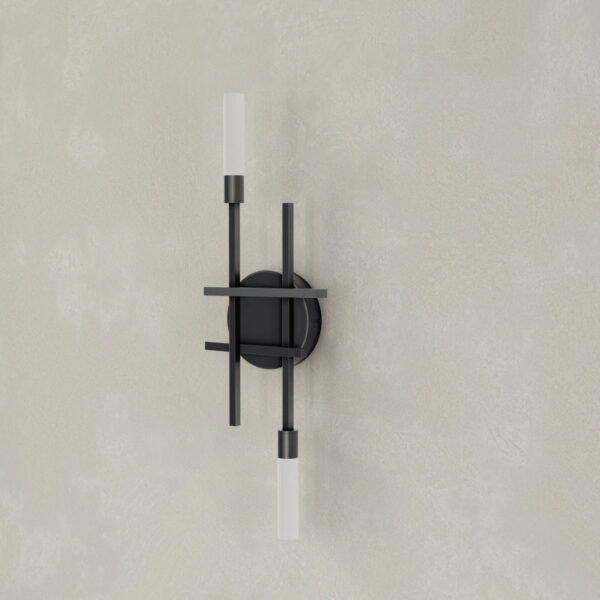 Quadrant LED Collection Two-Light Wall Light