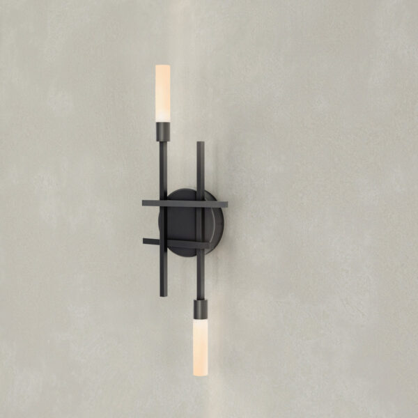 Quadrant LED Collection Two-Light Wall Light