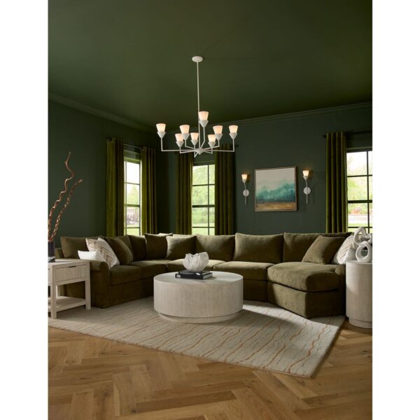 Pinellas Collection 14.37 in. Eight-Light Chandelier