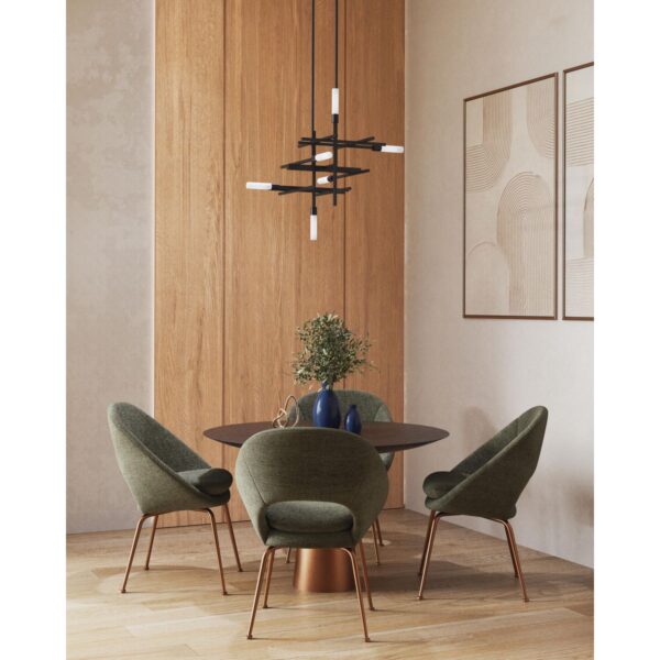 Quadrant LED Collection Six-Light Chandelier Light