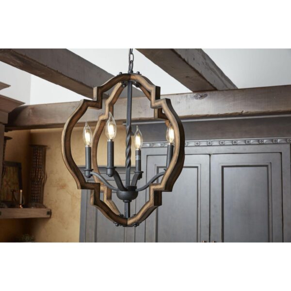 Spicewood Collection Four-Light Chandelier Light