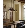 Swing Collection Six-Light Linear Chandelier