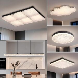 主图-1 2025 New Luxury Ice Crackle Living Room Ceiling Light
