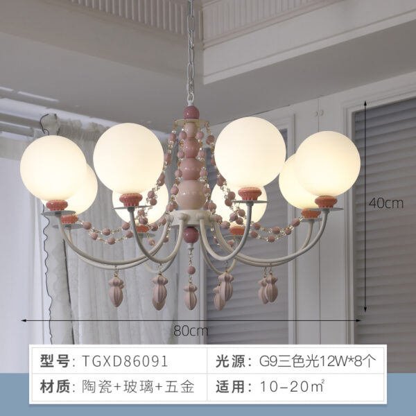 French cream chandelier