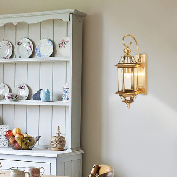 European-Style Outdoor Wall Lamp