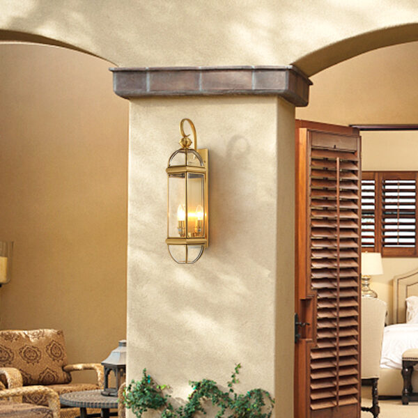 European-Style Outdoor Wall Lamp